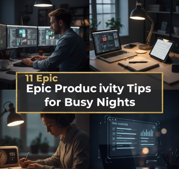 11 Epic Productivity Tips for Busy Nights