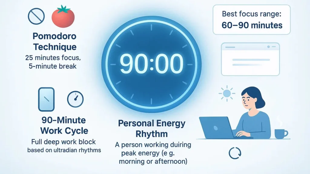 Use the 90-Minute Focus Cycle